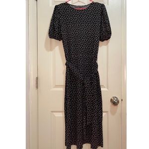 Zara midi polka dot dress